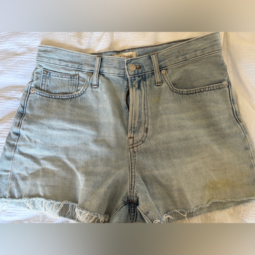 Madewell Light Wash Denim Shorts